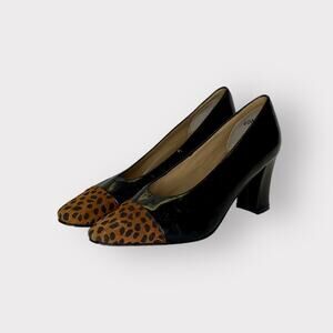 Charisma Vintage Round Toe Heels Black